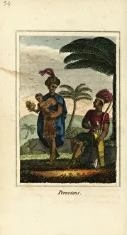 Antilles Collection: Peruvians or Inca people, 1818