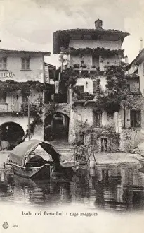 Lago Prints: Pescatori Island on Lake Maggiore, Italy