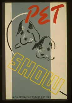 Dist Prints: Pet show - WPA recreation project, Dist. No. 2