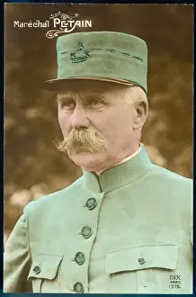 Philippe Prints: Petain, during Ww1