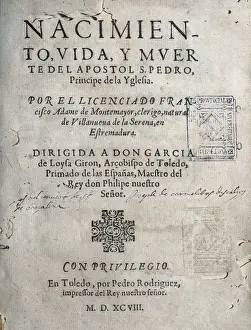 1538 Prints: Peter the Apostle, Saint ( -64); ADAME DE MONTEMAYOR, Franci