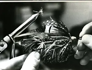 Peter Deane, expert fly dresser