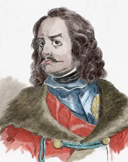 Peter the Great (1672-1725). Emperor of All Russia. House of
