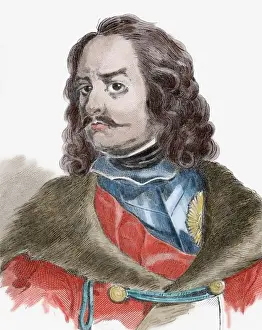 Tsar Prints: Peter the Great (1672-1725). Emperor of All Russia. House of