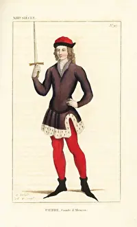 Leopoldmassard Prints: Peter I, Count of Alencon, 1251-1284