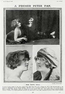 A former Peter Pan: Miss Faith Celli (Dorothy Faith Standing, 1888-1942), by Madame Yevonde. Date: 1920