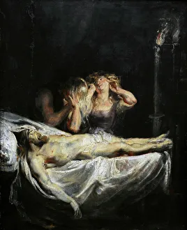 Removed Prints: Peter Paul Rubens (1577-1640). Flemish painter. The lamentat