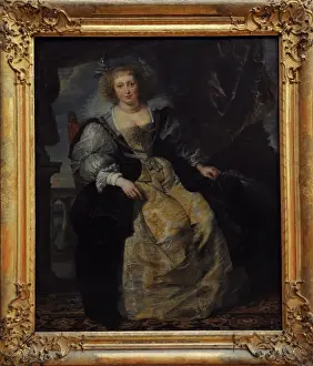 Flanders Prints: Peter Paul Rubens (1577-1640). Helene Fourment in wedding dr