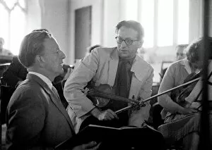 Aldeburgh Collection: Peter Pears and Emanuel Hurwitz Aldeburgh Festival 1963