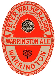 Label Prints: Peter Walker & Son Warrington Ale