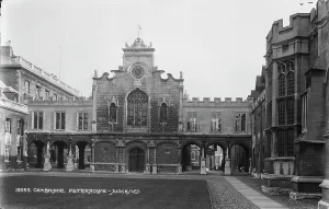 Scholarly Prints: Peterhouse College Courtyard