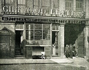 Makers Collection: Pether's Sign Makers, 58-60 Banner Street, London EC