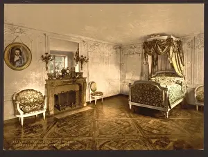 Antoinette Prints: Petit Trianon, chamber of Marie Antoinette, Versailles, Fran