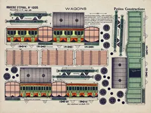 Petites Prints: Petites constructions. Wagons