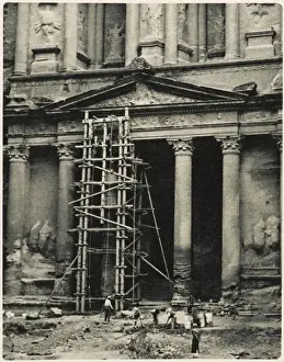 Petra repairs 1962, Jordan