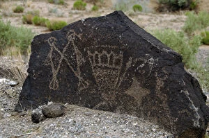 Basalt Gallery: Petroglyph National Monument. Petroglyphs. New Mexico. USA