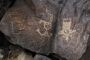 Petroglyph National Monument. Petroglyphs. New Mexico. USA