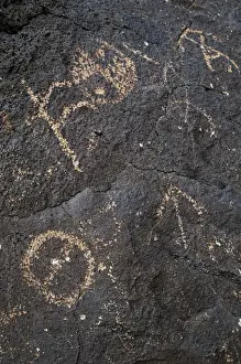Petroglyph National Monument. Petroglyphs. New Mexico. USA