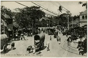 Colombo Prints: The Pettah or Native Town - Colombo, Sri Lanka