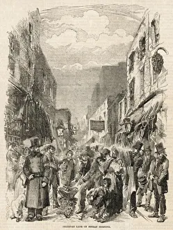 Markets Collection: Petticoat Lane, 1856