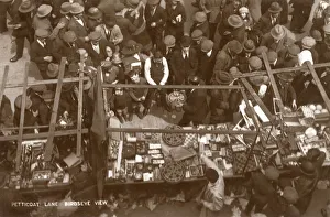 Stalls Collection: Petticoat Lane, London - Birds eye view
