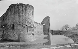 Cloudy Prints: Pevensey Castle Ruins