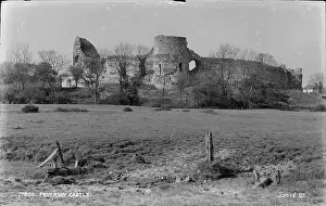 Pevensey Prints: Pevensey Castle Ruins