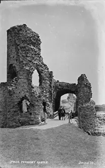 Sightseeing Prints: Pevensey Castle Ruins