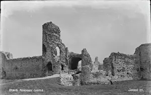 Preservation Prints: Pevensey Castle Ruins