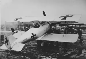 Biplanes Prints: Pfalz DV II German single-seat fighter biplane
