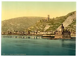 The Pfalz on the Rhine, Coub (i. e. Kaub), the Rhine, German
