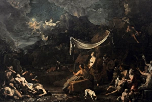 Images Dated 5th October 2014: Phaethons Fall, 1678, by Johann Heiss (1640-1704)