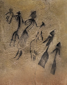 Dels Collection: Phallic dance in naturalistic-stylized style
