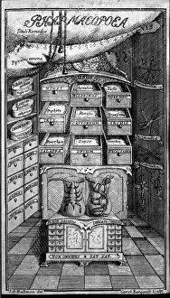 Linnaeus Prints: Pharmacopoea cabinet