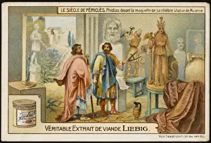 Phidias Prints: Phidias at Work (Liebig)
