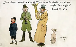 Sound Prints: Phil May cartoon - Tuneless Street band