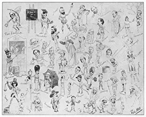 Phil Mays Social caricature - leading Victorian Gentlemen