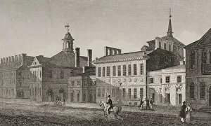 Municipality Prints: Philadelphia. City Hall building - Traversier