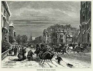 Sleighing Prints: Philadelphia / Sleighing