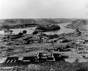 Philae Prints: Philae Island and Temple, Nile River, Egypt