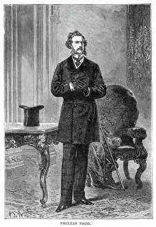 Perry Prints: Phileas Fogg is the protagonist in the 1872 Jules Verne novel Around the World in Eighty Days