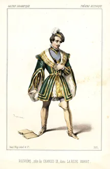Philibert Rouviere as King Charles IX in La Philibert Rouviere as King Charles IX in La