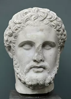 Anatolia Collection: Philip II of Macedon (382-336 BC). Bust. Marble