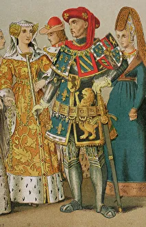 1400s Prints: Philip III the Good (1396-1467). Duke of Burgundy