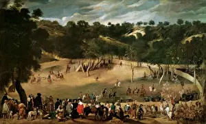 Boar Prints: Philip IV hunting Wild Boar ( La Tela Real )
