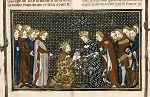 Philip IV of Spain payin homage to Edward III