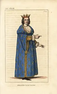 Leopoldmassard Prints: Philip VI, King of France, died 1349