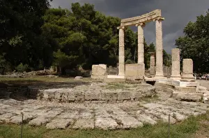 Commemoration Prints: Philippeion, 4th century B. C. Altis. Sanctuary of Olympia. I