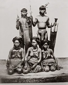 Cultural Prints: Philippines - Gaddang or Gaddane tribe with weapons