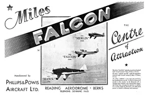 Phillips Prints: Phillips & Powis - Miles Hawk - Miles Falcon - Miles Merlin